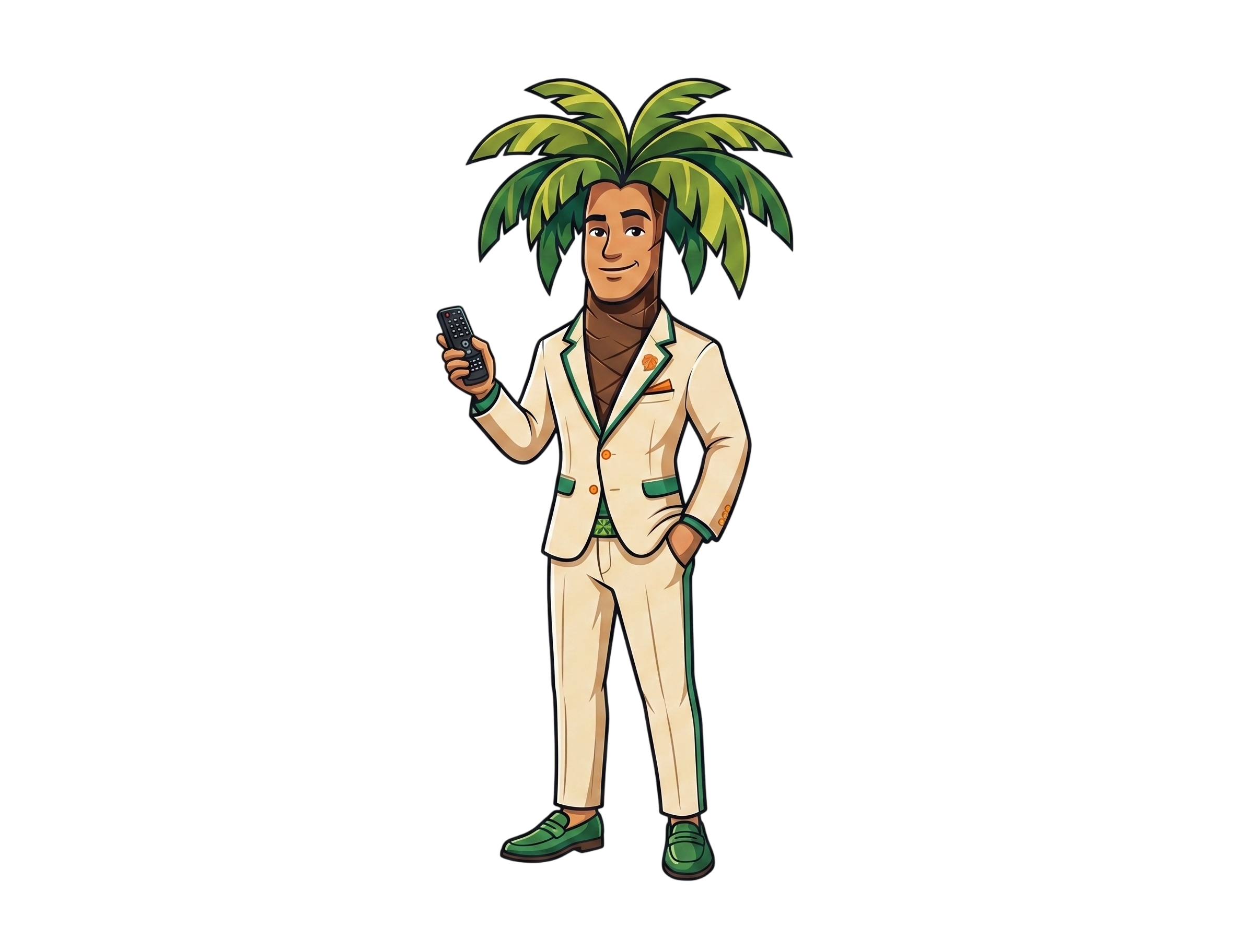 Mr. Palm Mascot